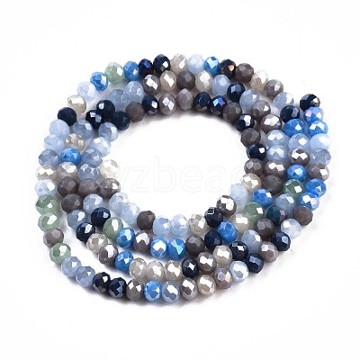 Glass Beads Strands X-GLAA-T006-16D-1