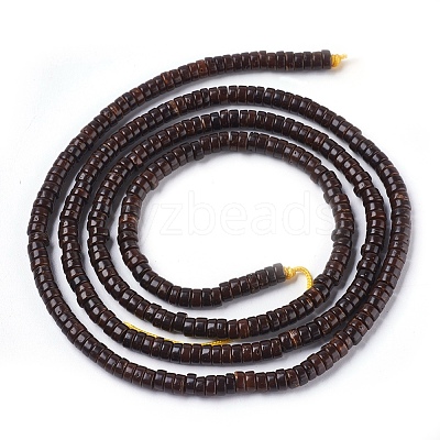 Coconut Beads Strands X-COCO-O009-03-4x2mm-1