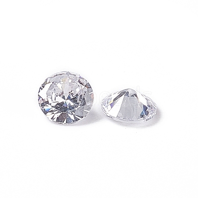 Clear Grade A Diamond Shaped Cubic Zirconia Cabochons X-ZIRC-M002-5mm-007-1