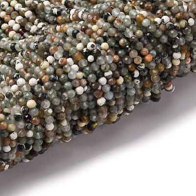 Natural Tree Agate Beads Strands G-RM2025-A40-3mm-1