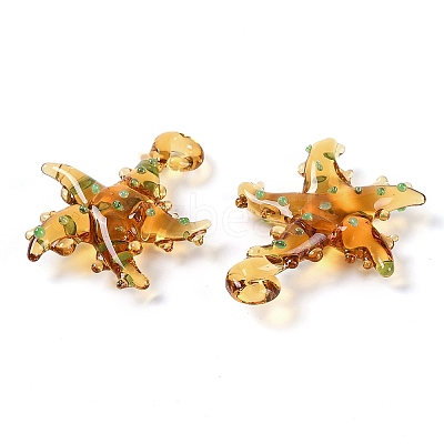 Handmade Lampwork Pendants LAMP-C015-02D-1