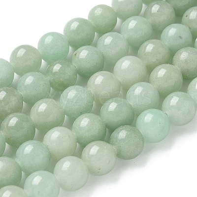 Natural Green Aventurine Beads Strands G-F591-16-1