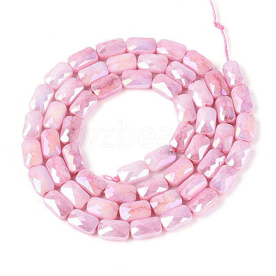 Anti-Tarnish Electroplate Glass Beads Strands GLAA-T025-29G-1