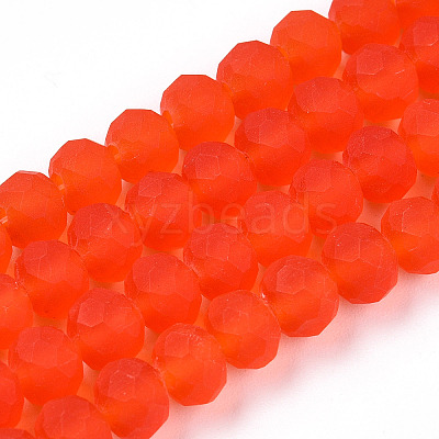 Transparent Glass Beads Strands EGLA-A034-T6mm-MD03-1