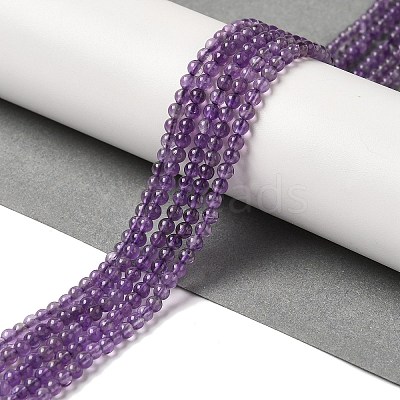 Natural Amethyst Beads Strands G-B090-A22-03-1