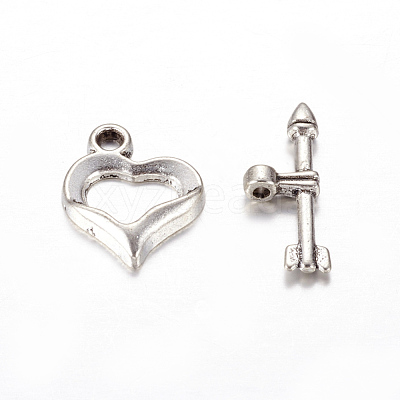 Tibetan Style Toggle Clasps AC2020-1