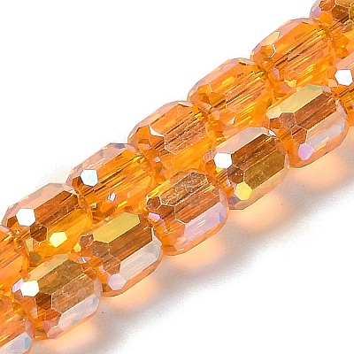 Electroplate Glass Beads Strands EGLA-D030-19D-1
