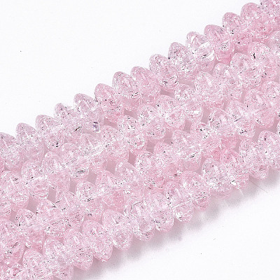 Crackle Glass Beads GLAA-S192-004E-1