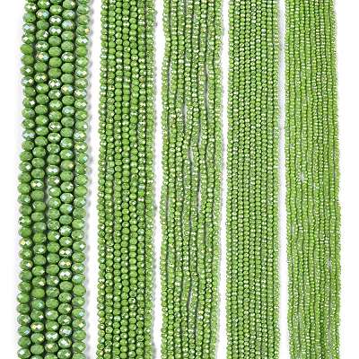 Electroplate Glass Beads Strands LS-EGLA-A044-P3mm-B30-1