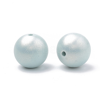 Spray Painted Style Acrylic Beads MACR-T010-16mm-02-1