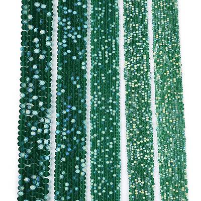 Transparent Glass Beads Strands LS-EGLA-A044-T3mm-MB18-1