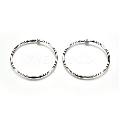 Iron Loose Leaf Book Binder Hinged Rings IFIN-L034-01C-P-1