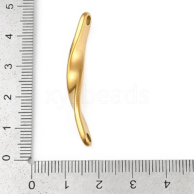 Ion Plating(IP) 202 Stainless Steel Twist Connector Charms LS-STAS-Q336-13B-G-1