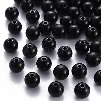 Opaque Acrylic Beads MACR-S370-C10mm-S002-1