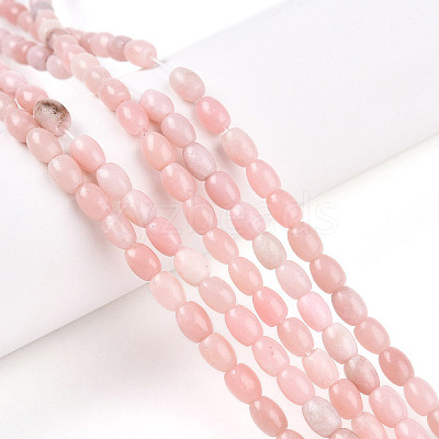Natural Pink Opal Beads Strands G-N346-02A-09-1
