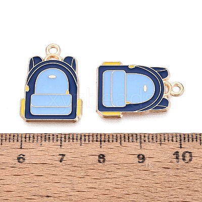 Alloy Enamel Pendants ENAM-Q004-01KCG-21-1