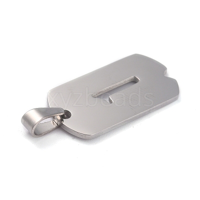 Non-Tarnish 304 Stainless Steel Pendants STAS-O127-B01-1