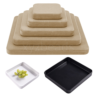 5Pcs 5 Styles MDF Wood Boards DIY-UN0007-33-1