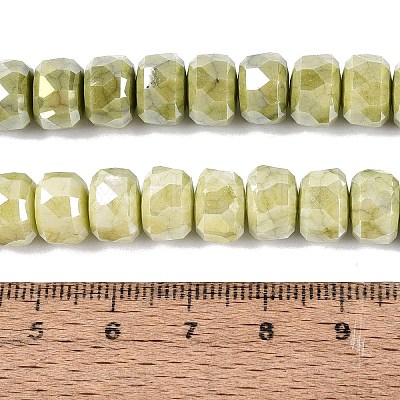 Anti-Tarnish Electroplate Glass Beads Strands GLAA-T025-10mm-11Q-1