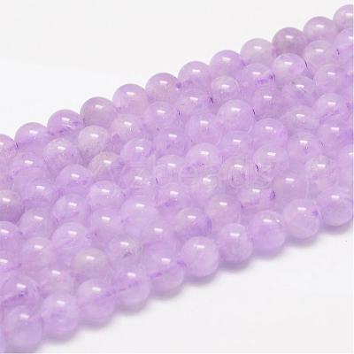 Natural Lavender Amethyst Beads Strands G-F306-11-7mm-1