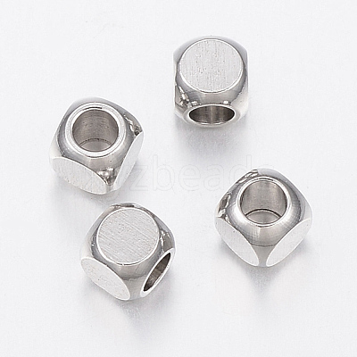 Tarnish Resistant 304 Stainless Steel Beads STAS-G170-36P-4mm-1
