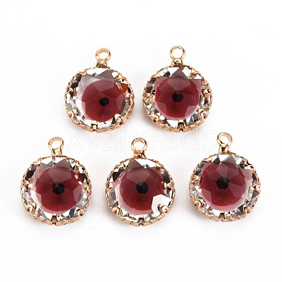Transparent Glass Pendants GLAA-S193-004A-1