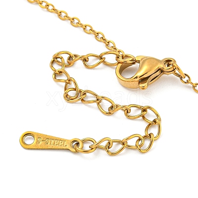 201 Stainless Steel Cable Chain Necklaces NJEW-G138-04G-1