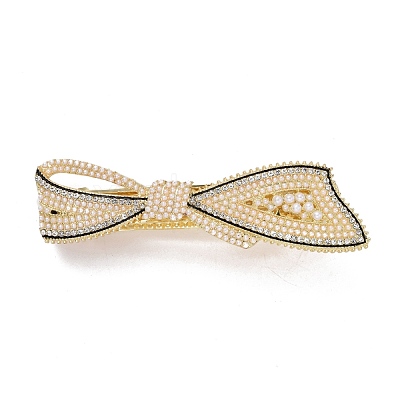 Alloy Crystal Rhinestone Hair Barrettes PHAR-D011-05LG-1