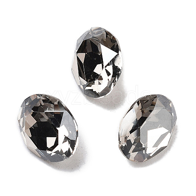 K9 Glass Rhinestone Cabochons GLAA-H034-06D-1