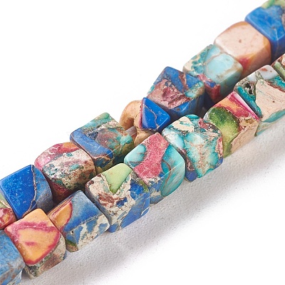 Natural Imperial Jasper Beads Strands G-I248-02A-1