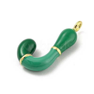 Brass Enamel Pendants KK-E093-03G-J-1