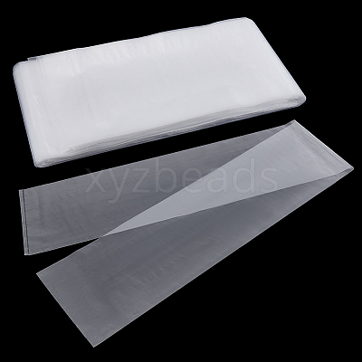 100Pcs Rectangle PE Plastic Film Storage Bags ABAG-WH0038-81A-1