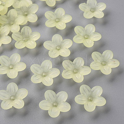 Frosted Acrylic Bead Caps MACR-S371-08A-728-1