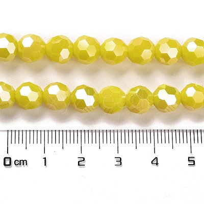 Opaque Glass Beads Stands X-EGLA-A035-P8mm-B04-1