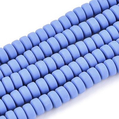 Handmade Polymer Clay Beads Strands CLAY-N008-93-1