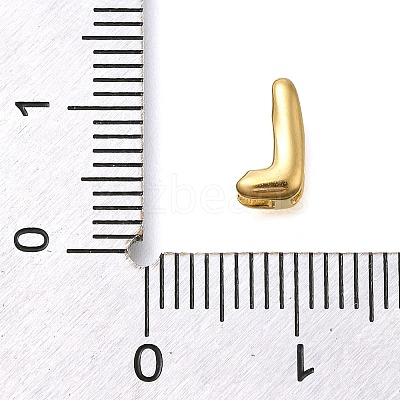 Ion Plating(IP) 304 Stainless Steel Slide Charms STAS-B075-37G-L-1