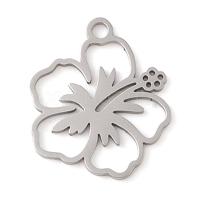 Non-Tarnish Manual Polishing 201 Stainless Steel Pendants STAS-M058-05P-1