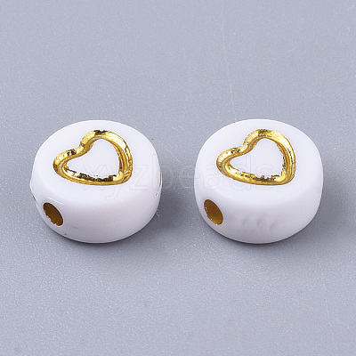 Plating Acrylic Beads PACR-Q112-08-1