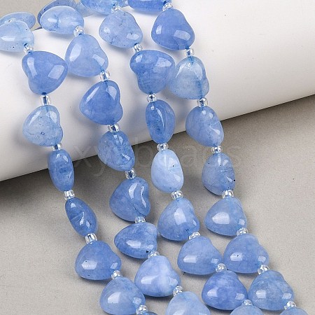 Natural White Jade Beads Strands G-NH0069-A04-1