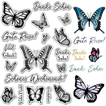 Custom PVC Plastic Clear Stamps DIY-WH0439-0427-1