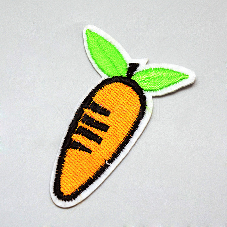 Computerized Embroidery Cloth Iron On/Sew On Patches AJEW-S066-22-1