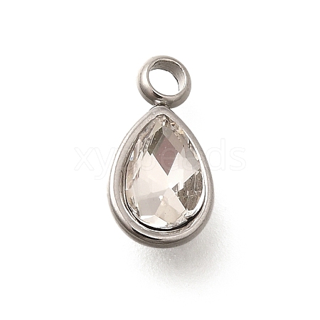 304 Stainless Steel Pendants STAS-Q346-04P-04-1