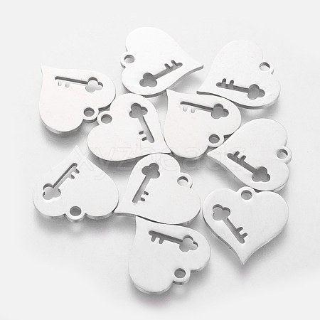201 Stainless Steel Charms STAS-S105-T140-1