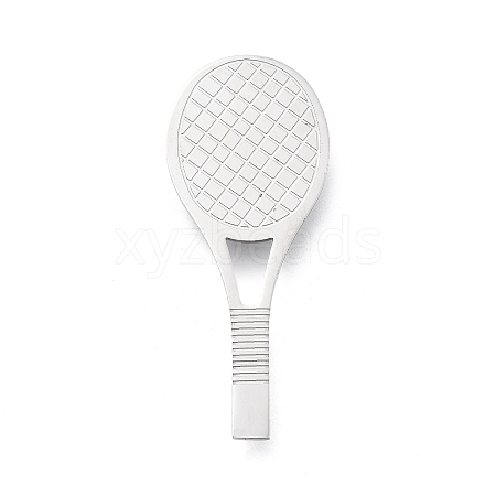 Anti-Tarnish 201 Stainless Steel Racket Brooches JEWB-C037-30P-1