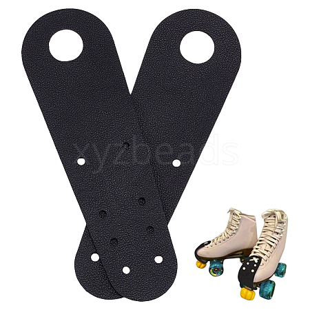 PVC Leather Flat Toe Guard Protector FIND-WH0013-65A-1