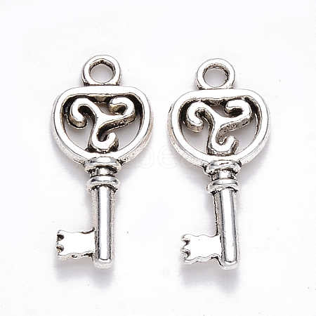 Tibetan Style Alloy Pendants TIBEP-S319-076AS-RS-1