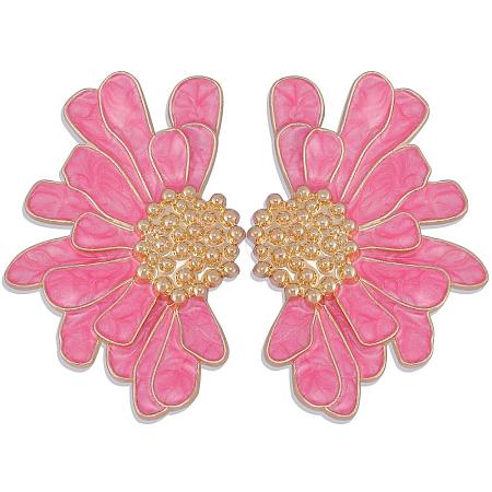 Vintage Flower Stud Earrings for Women JE1095D-1