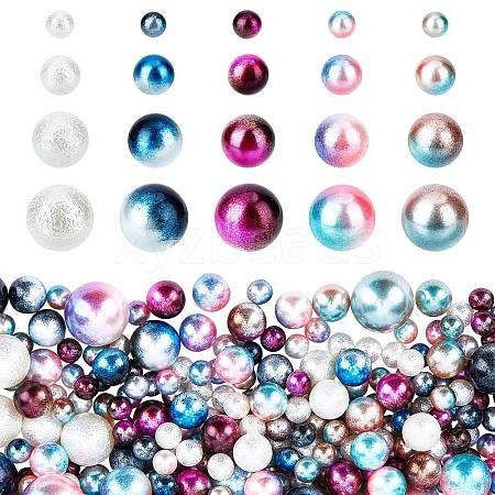   1575Pcs 5 Colors Acrylic Imitation Pearl Beads OACR-PH0001-73-1