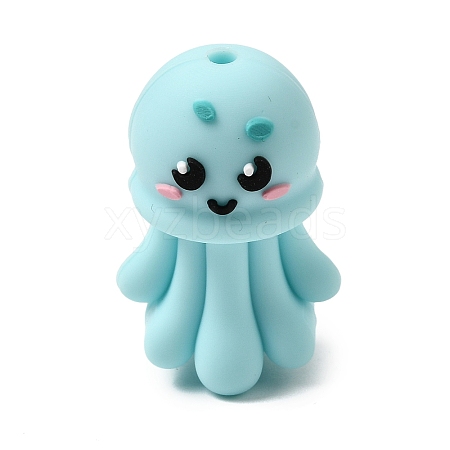 Marine Theme Silicone Beads SIL-D013-01H-1