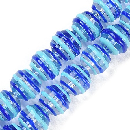 Handmade Lampwork Beads Strands LAMP-F032-01A-1